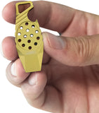 Kubey Bronze Titanium Keyring Pry Bar Bottle Opener Multi-Tool 447D