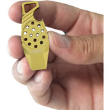 Kubey Bronze Titanium Keyring Pry Bar Bottle Opener Multi-Tool 447D