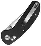 Kubey Sparrow Crossbar Lock Black G10 Folding San Mai AUS-10 Pocket Knife 449A
