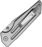 Kubey KB Knives Relentless Top Linerlock Gray Titanium Folding Bohler M390 Pocket Knife 462E