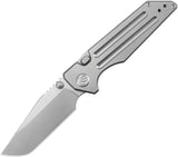 Kubey KB Knives Relentless Top Linerlock Gray Titanium Folding Bohler M390 Pocket Knife 462E