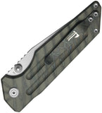 Kubey KB Knives Relentless Top Linerlock Flamed Titanium Folding Bohler M390 Pocket Knife 462F