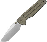 Kubey KB Knives Relentless Top Linerlock Bronze Titanium Folding Bohler M390 Pocket Knife 462G
