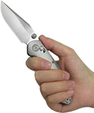 Kubey KB Knives Coronado Crossbar Lock Gray Titanium Folding Vanax Pocket Knife 466A