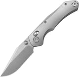 Kubey KB Knives Coronado Crossbar Lock Gray Titanium Folding Vanax Pocket Knife 466A