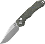 Kubey KB Knives Coronado Crossbar Lock Flamed Titanium Folding Vanax Pocket Knife 466B