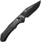 Kubey KB Knives Coronado Crossbar Lock Black Titanium Folding Vanax Pocket Knife 466C