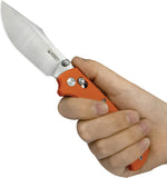 Kubey Iguana Crossbar Lock Orange G10 Folding D2 Steel Pocket Knife 503B