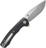 Kubey Calyce Linerlock Black G10 Folding 14C28N Drop Point Pocket Knife 901O