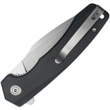 Kubey Calyce Linerlock Black G10 Folding 14C28N Drop Point Pocket Knife 901T