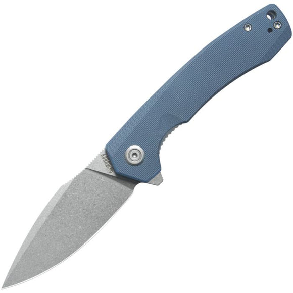 Kubey Calyce Linerlock Blue G10 Folding 14C28N Drop Point Pocket Knife 901U