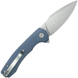 Kubey Calyce Linerlock Blue G10 Folding 14C28N Drop Point Pocket Knife 901U