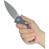 Kubey Calyce Linerlock Blue G10 Folding 14C28N Drop Point Pocket Knife 901U