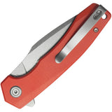 Kubey Calyce Linerlock Red G10 Folding 14C28N Drop Point Pocket Knife 901V