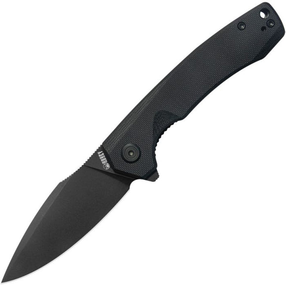 Kubey Calyce Linerlock Blackout G10 Folding 14C28N Drop Point Pocket Knife 901Y