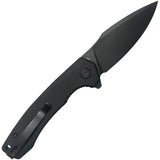 Kubey Calyce Linerlock Blackout G10 Folding 14C28N Drop Point Pocket Knife 901Y