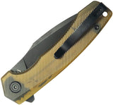 Kubey Calyce Linerlock Ultem Folding Black 14C28N Drop Point Pocket Knife 901Z