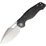 Kunwu Knives Gringo Verta Lock Carbon Fiber Folding Satin Elmax Pocket Knife B712CF2