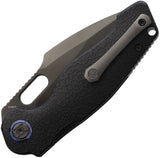 Kunwu Knives Gringo Verta Lock Black Honeydew Titanium Folding Elmax Pocket Knife B712TR24