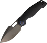 Kunwu Knives Gringo Verta Lock Black Honeydew Titanium Folding Elmax Pocket Knife B712TR24