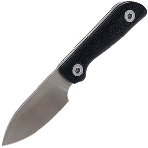 Kunwu Knives Stiffy P Black Micarta Vanadis 8 Fixed Blade Knife F705BK2