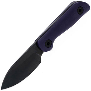 Kunwu Knives Stiffy P Purple G10 Vanadis 8 Fixed Blade Knife F705PL3