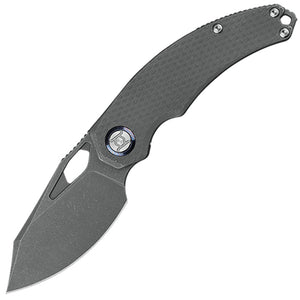 Kunwu Knives Compadre Framelock Stonewash Titanium Folding Vanax Knife K706CT1