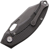 Kunwu Knives Padre Framelock Gray Titanium Folding VANAX Pocket Knife K706T1