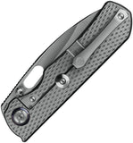 Kunwu Knives Excalibur Framelock Gray Titanium Folding Vanax Pocket Knife K709T2
