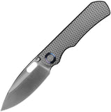 Kunwu Knives Excalibur Framelock Gray Titanium Folding Vanax Pocket Knife K709T2