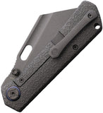 Kunwu Knives Cochise Framelock Gray Honeydew Titanium Folding Vancron Pocket Knife K711TR21
