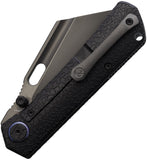 Kunwu Knives Cochise Framelock Black Honeydew Titanium Folding Vancron Pocket Knife K711TR24