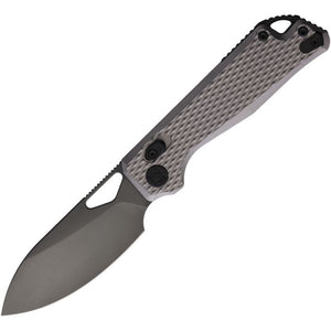 Kunwu Knives Pulsar XT Lock Gray Titanium Folding Elmax Pocket Knife X705T5