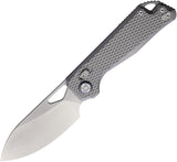 Kunwu Knives Pulsar XL XT Lock Gray Textured Titanium Folding Elmax Pocket Knife X705XLT1