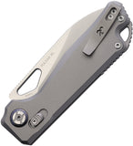 Kunwu Knives Pulsar XL XT Lock Gray Titanium Folding Elmax Pocket Knife X705XLT2