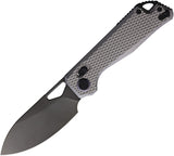 Kunwu Knives Pulsar XL XT Lock Gray Textured Titanium Folding Elmax Pocket Knife X705XLT3