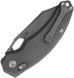 Kunwu Knives X-Padre XT Lock Gray Textured Titanium Folding Elmax Pocket Knife X706T1S
