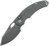 Kunwu Knives X-Padre XT Lock Gray Textured Titanium Folding Elmax Pocket Knife X706T1S