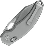 Kunwu Knives X-Padre XT Lock Gray Titanium Folding Elmax Pocket Knife X706T2