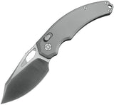 Kunwu Knives X-Padre XT Lock Gray Titanium Folding Elmax Pocket Knife X706T2