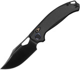 Kunwu Knives Django XT Lock Carbon Fiber Folding Elmax Pocket Knife X707XLF