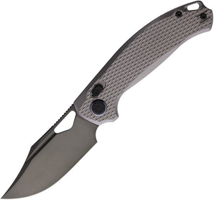Kunwu Knives Django XL XT Lock Gray Titanium Folding Elmax Pocket Knife X707XLT3