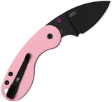 Kizer Cutlery Microbe DSJ AirTi Slip Joint Pink G10 Folding 14C28N Pocket Knife V2742DSJA1