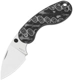 Kizer Cutlery Microbe DSJ AirTi Slip Joint Gray Vortex Micarta Folding 14C28N Pocket Knife V2742DSJA2