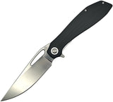 Luft Concepts BXTR Linerlock Black G10 Folding D2 Steel Pocket Knife FA200