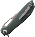 Luft Concepts BXTR Linerlock Green G10 Folding D2 Steel Pocket Knife FA201