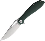 Luft Concepts BXTR Linerlock Green G10 Folding D2 Steel Pocket Knife FA201