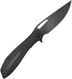 Luft Concepts BXTR Linerlock Black Micarta Folding D2 Steel Pocket Knife FA202