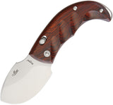 Lion Steel Skinner Button Lock Santos Wood Stainless Folding Pocket Knife 8901ST