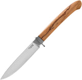 LionSTEEL AGO Olive Wood Bohler M390 Fixed Blade Knife w/ Sheath AG1UL